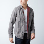 Fillmore L/S Reversible Plaid W/ Print Top // Barn (XL)