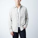 Odell L/S Reversible Plaid W/ Print Top // Silver Birch (L)