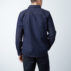 Patton Nep Melton Shirt Jacket // Inkwell (2XL)