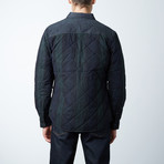Wooster Quilted Plaid Shirt Jacket // Forester (S)