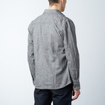 Gray Wool Canvas Shirt Jacket // Metal Heather (S)