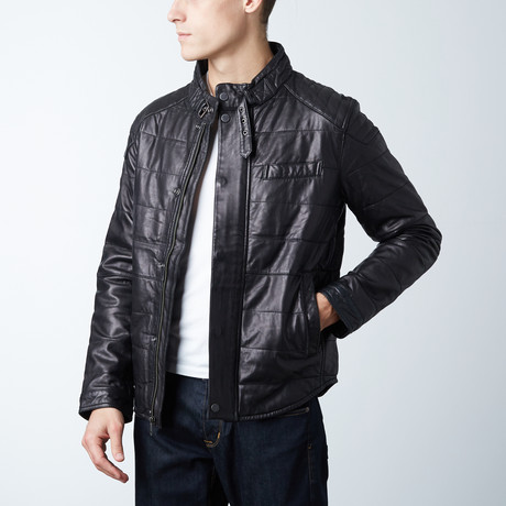 Ace Leather Jacket // Black (S)