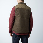 Belmont Quilted Vest // Peat Heather (XL)