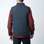Sid Quilted Nylon Vest // Black (S)