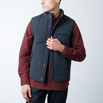 Sid Quilted Nylon Vest // Black (S)