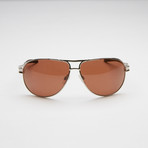 Pondhawk Polarized Sunglasses (Shiny Black + Smoke)