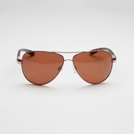 Arsenal Polarized Sunglasses (Rose Gold + Polarized Brown)