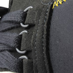 Bamboo Runner // Black Vegan W/ White Sole (Euro: 40)