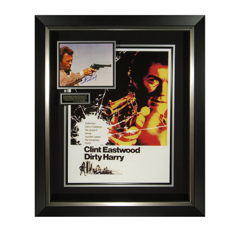 Dirty Harry // Clint Eastwood Signed Movie Display