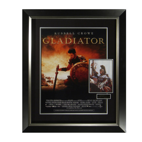 Gladiator // Russell Crowe Signed Movie Display