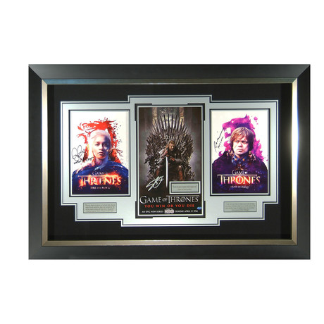 Game Of Thrones Season One // Cast Signed Display