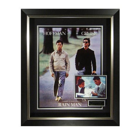 Rain Man // Tom Cruise + Dustin Hoffman Signed Movie Display