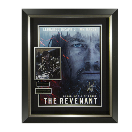 The Revenant // Leonardo DiCaprio + Tom Hardy Signed Movie Display