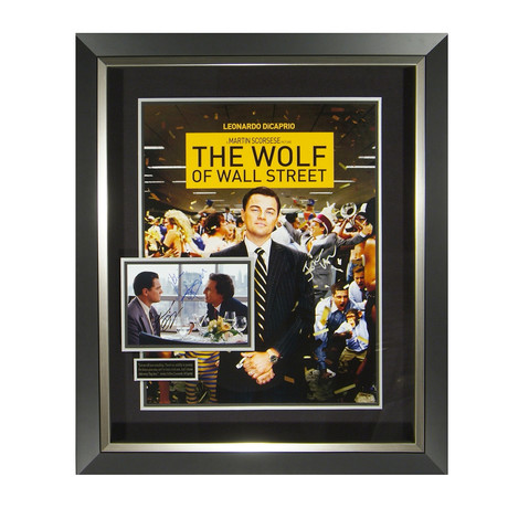 Wolf Of Wall Street // Cast Signed Movie Display
