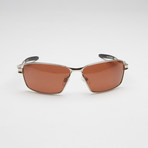 Axel Polarized Sunglasses (Shiny Black + Smoke)
