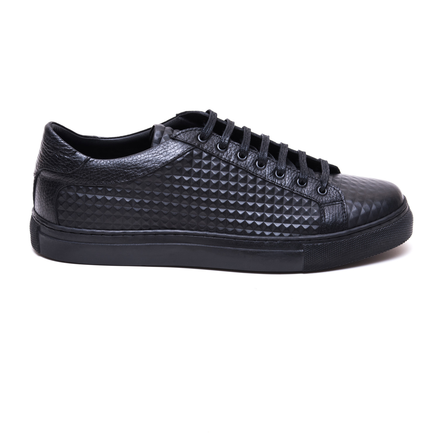 Textured Low Top Sneaker // Black (Euro: 40) - Jared Lang - Touch of Modern