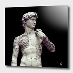 David // Aluminum (16"W x 16"H)