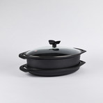 Super Oval Roasters // Set of 3 // Black (Black)