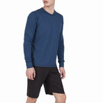 Blackcomb Merino Vee Sweater // Moroccan Blue (2XL)