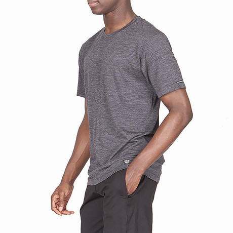 Ultrafine S/S Merino Crew Shirt // Grey (S)