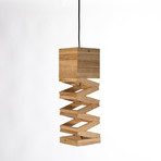 Accordeon // Wooden Pendant Lamp