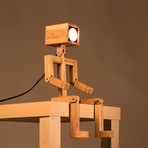 Jaffu // Articulated Wooden Desk Lamp