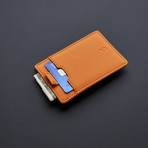 BOLDR Slim Wallet 2.0 // Brown + Blue