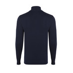 Half-Button Collar Sweater // Navy (S)