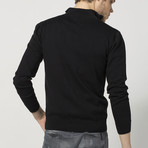 Zip-Up Sweater // Black (S)