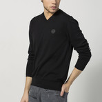 V-Neck Sweater // Black (S)