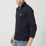 Half-Zip Sweater // Navy (S)