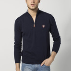 Half-Zip Sweater // Navy (S)