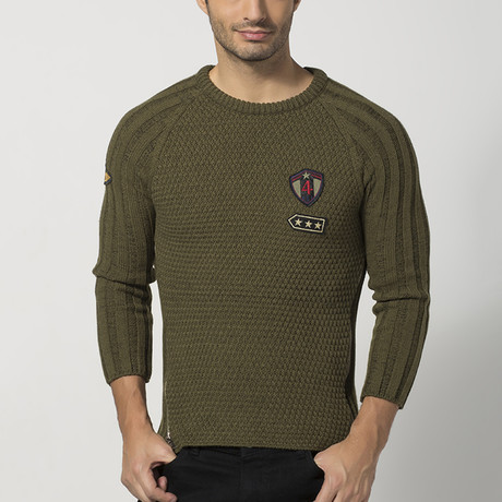 Side-Zip Sweater // Khaki (S)