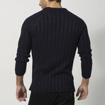 Side-Zip Sweater // Navy (S)