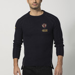 Side-Zip Sweater // Navy (S)