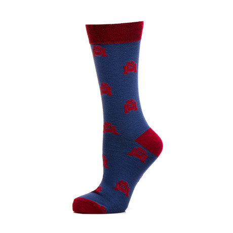 Blue R2D2 Socks