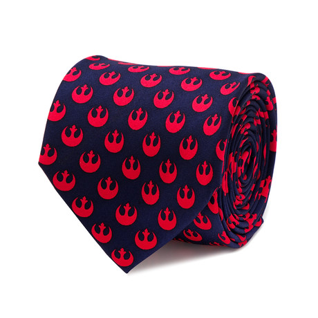 Rebel Navy and Red Tie