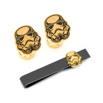 Stormtrooper Canto Bight Cufflinks and Tie Bar Gift Set