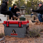 Kong Cooler // Rugged Red + Gray (50 Quart)