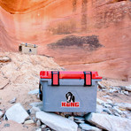 Kong Cooler // Rugged Red + Gray (50 Quart)