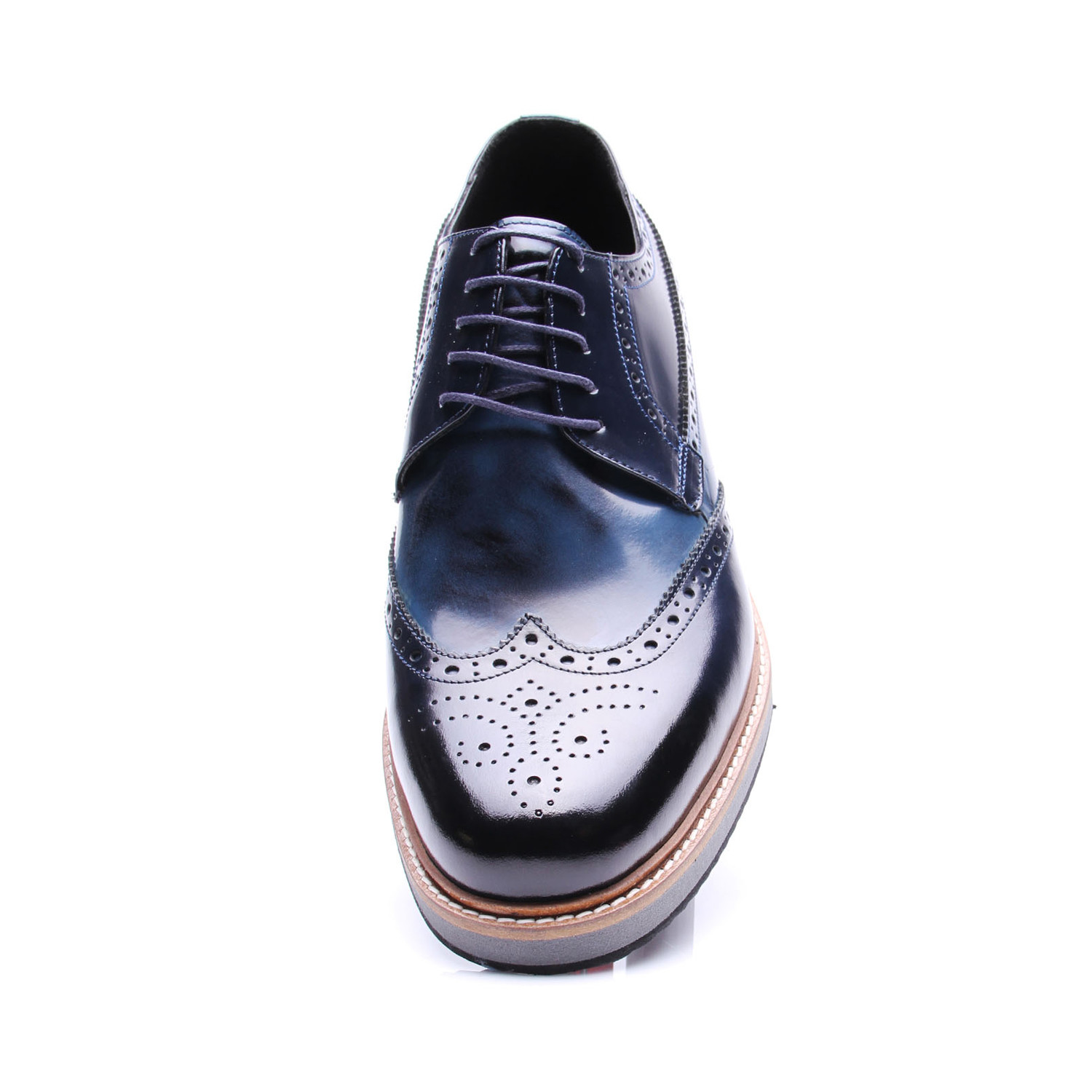 Medallion Wing-Tip Shoe // Dark Blue (Euro: 39) - Reprise - Touch of Modern