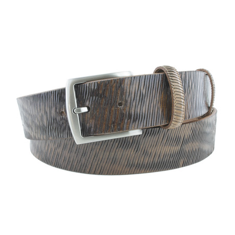 Unlined Leather Belt // Oak (Size 30)