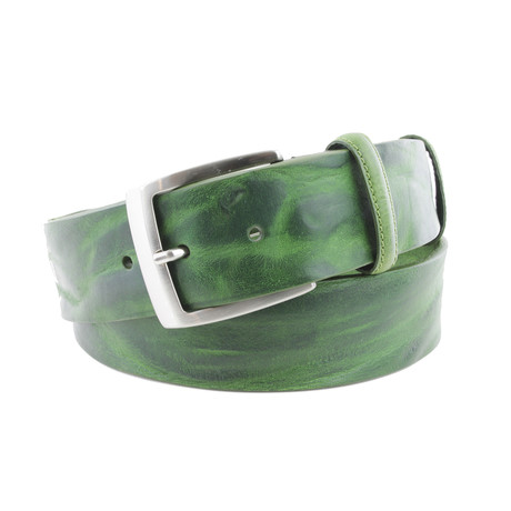 Unlined Belt // Green (Size 30)