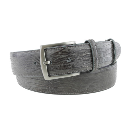 2-Tone Lined Belt // Grey (Size 30)