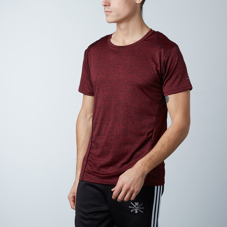 Traxx Fitness Tech Tee // Red (S)