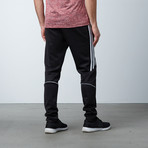 The One + Only Track Joggers // Black + White (XS)