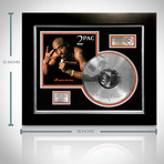 Platinum LP Record // 2Pac // All Eyez On Me Biography
