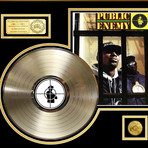 Gold LP Record // Public Enemy // It Takes A Nation Of Millions To Hold Us Back