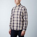 Ombre Exploded check Woven // Brown (M)