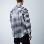 Heathered Dress Plaid // Navy Blue (XL)